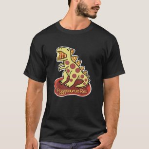T-shirt Pizzasaurus Rex Pizza Et Dinosaure