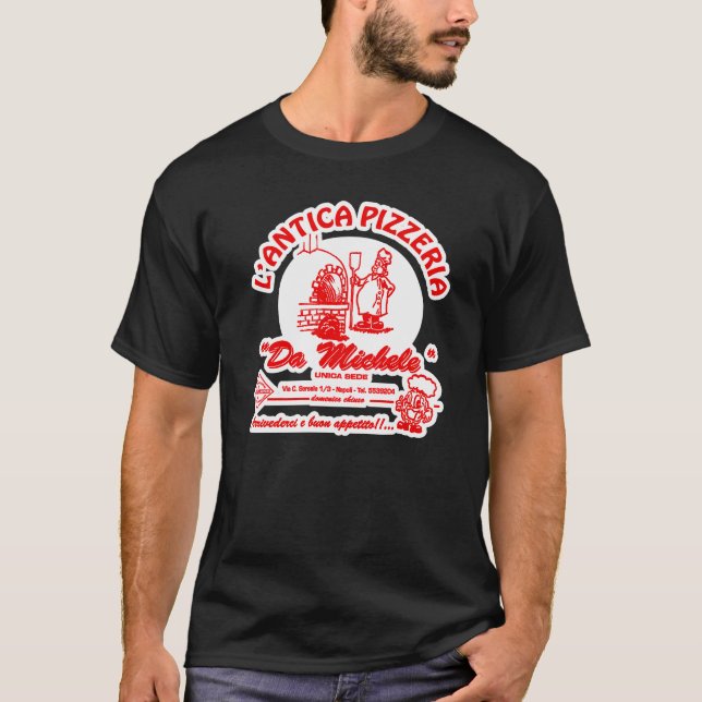 T-shirt Pizzeria de L'Antica (Devant)