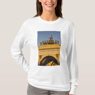T-shirt Place du Palais, Arc de Triomphe, coucher de solei