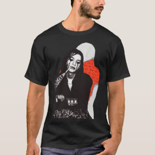T-shirt Placebo rock band, Malko design noir et blanc