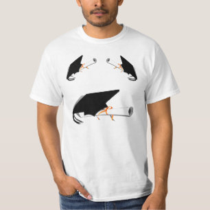 T-shirt Plafond de diplôme avec diplôme