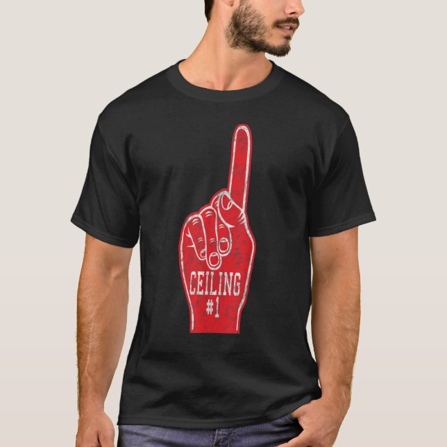 T-shirt Plafond Ventilateur Halloween Costume Doigt en mou (Devant)