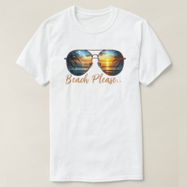 T-shirt Plage (Design devant)