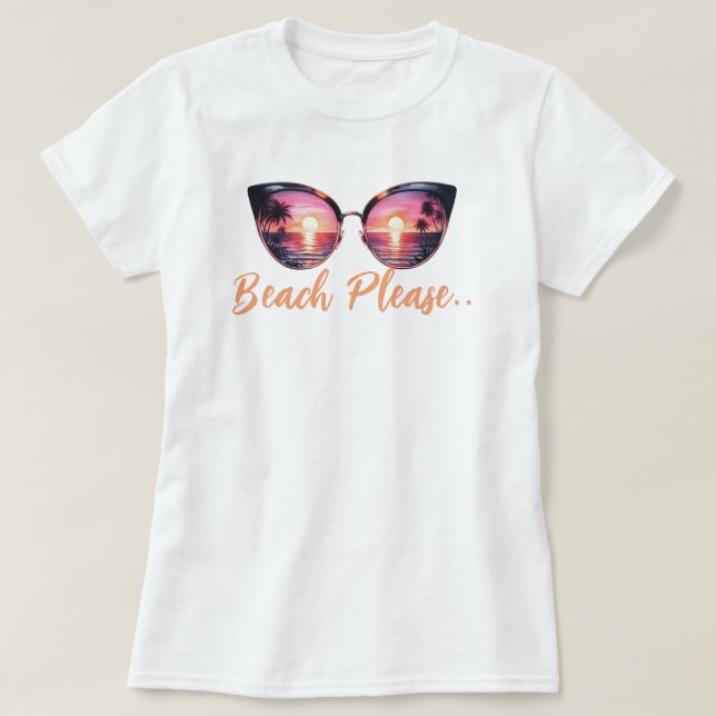 T-shirt Plage (Design devant)