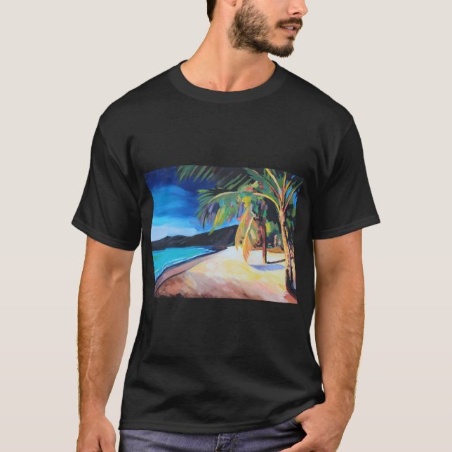 T-shirt Plage À Magen'S Bay St. Thomas Usvi - (Devant)