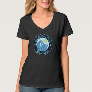 T-shirt Plage Bay St Louis Ms Mississippi Souvenir Nautica