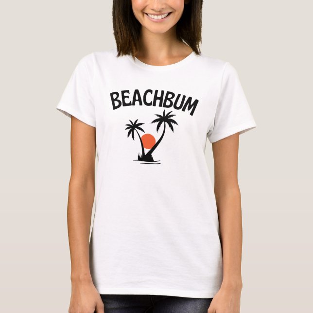 T-shirt Plage Beachbum Été (Devant)