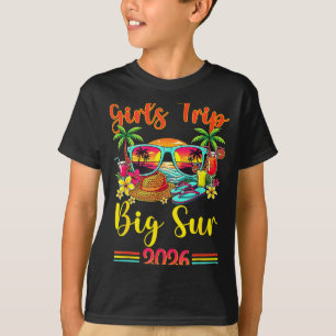 T-shirt Plage Big Sur CA Ambiance estivale Coucher de sole