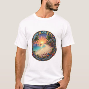 T-SHIRT PLAGE BLANCHE BORACAY