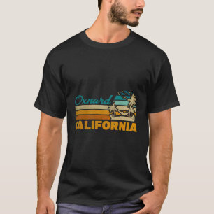 T-shirt Plage Côte Ville Vacances Souvenir Oxnard