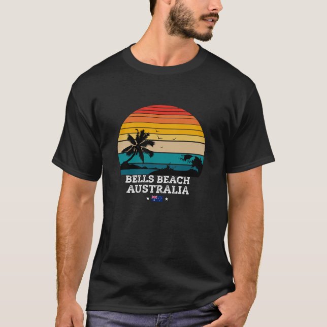 T-SHIRT PLAGE DE BELLS, TORQUAY AUSTRALIE (Devant)