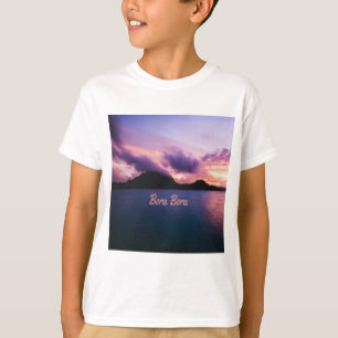T-shirt Plage de Bora Bora Suset Island