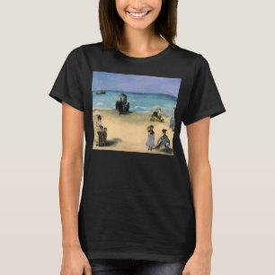 T-shirt Plage de Boulogne par Edouard Manet, Art ancien