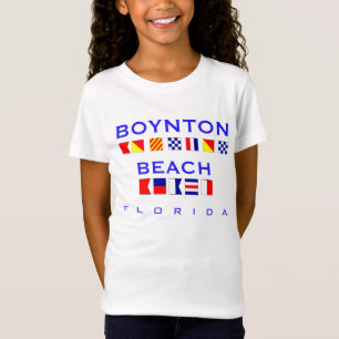 T-Shirt Plage de Boynton, FL - orthographe nautique de