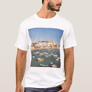 T-shirt Plage de Caleta à Cadix, Andalousie, Espagne
