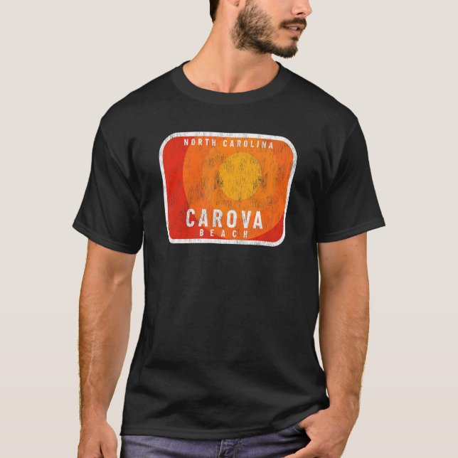 T-shirt Plage de Carova, NC Vacances d'été Hot Sunshi (Devant)