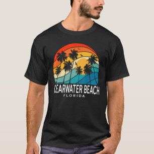 T-shirt Plage de Clearwater Floride Palmier Plage Tropical