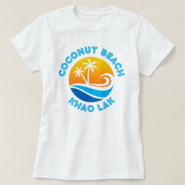 T-SHIRT PLAGE DE COCONUT-LAC KHAO