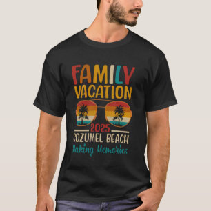 T-shirt Plage de Cozumel au Mexique, vacances familiales a