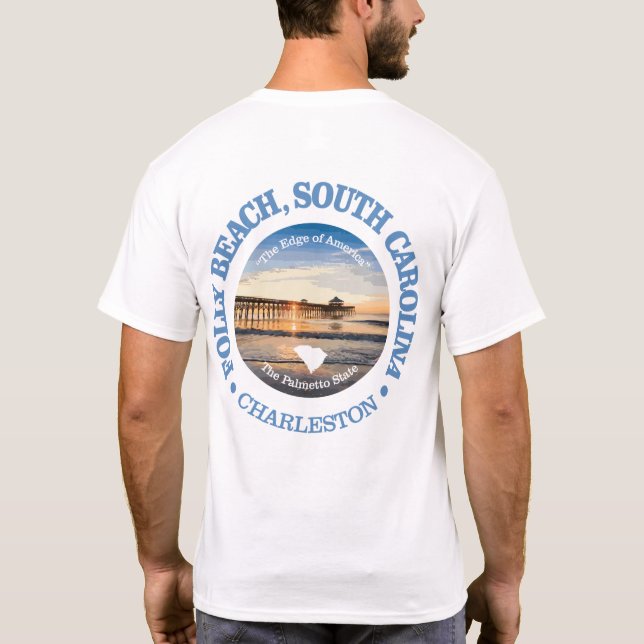T-shirt Plage de Folly (C) (Dos)