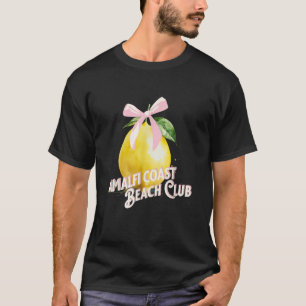 T-shirt Plage de la côte d'Amalfi été italien Italie citro