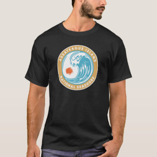 T-shirt Plage de la côte nationale de l'île Assateague
