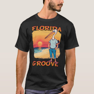 T-SHIRT PLAGE DE L'ÉTAT DE FLORIDE GROOVE