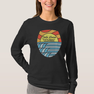 T-shirt Plage de l'État de Santa Monica Californie Ca Plag