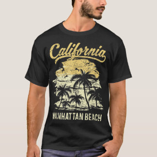T-shirt Plage de Manhattan en Californie