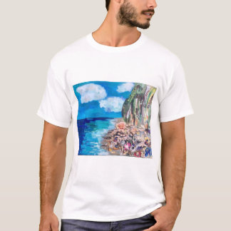 T-shirt Plage de Moonlight Beach, Encinitas