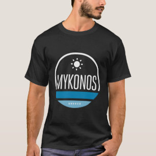 T-shirt Plage de Mykonos Grèce