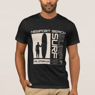 T-shirt Plage de Newport Beach Californie États-Unis Surf