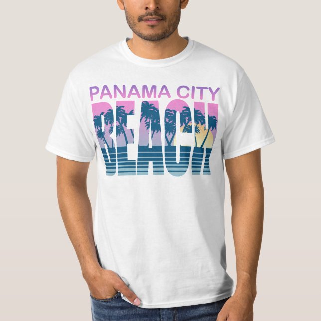 T-shirt Plage de Panama City (Devant)