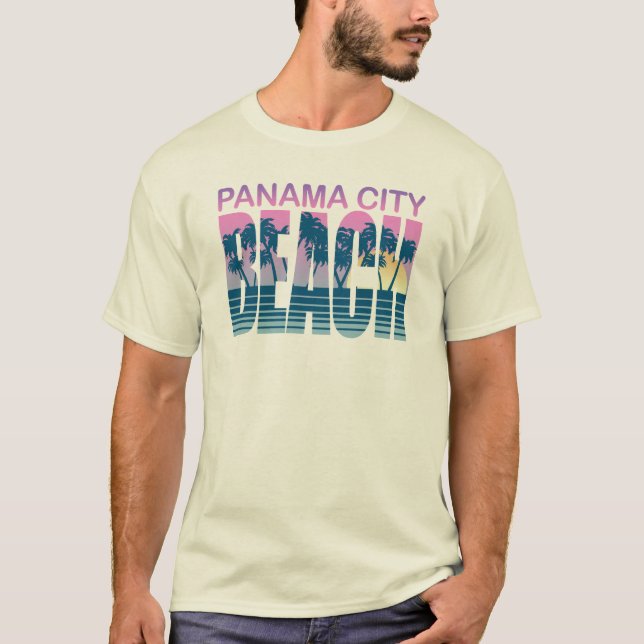 T-shirt Plage de Panama City (Devant)