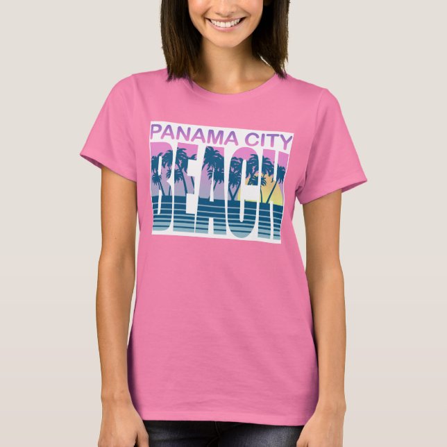 T-shirt Plage de Panama City (Devant)