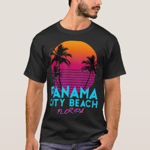 T-shirt Plage de Panama City Floride 80s rétro