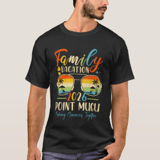 T-shirt Plage de Point Mugu Californie Vacances en famille