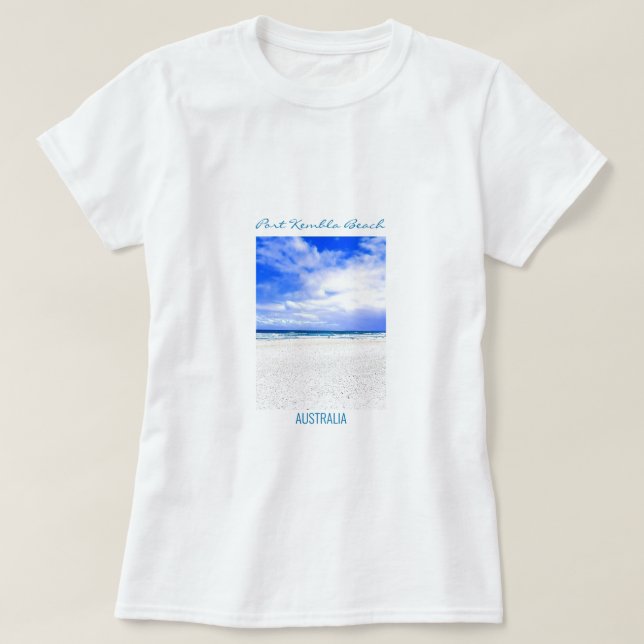 T-shirt Plage de Port Kembla Wollongong NSW (Design devant)