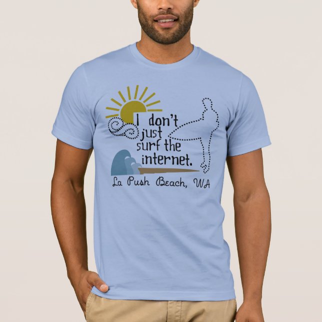 T-shirt Plage de poussée de La (Devant)
