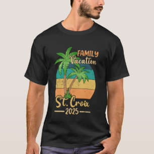 T-shirt Plage de Sainte-Croix Virgin Island Vacances famil