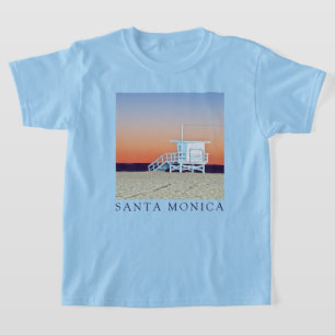 T-shirt Plage de Santa Monica Los Angeles, Californie