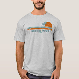 T-shirt Plage de Sebastian Fort Lauderdale Sun Palm Trees