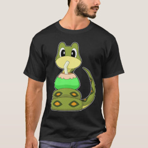 T-shirt Plage de serpent été noix de coco