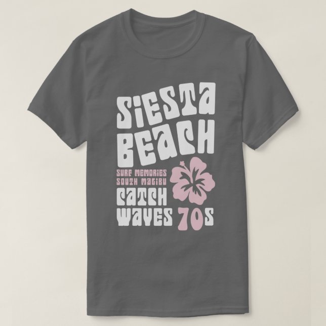 T-shirt Plage de Siesta (Design devant)