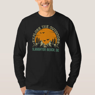 T-shirt Plage de Slaughter Delaware Explorez le plein air