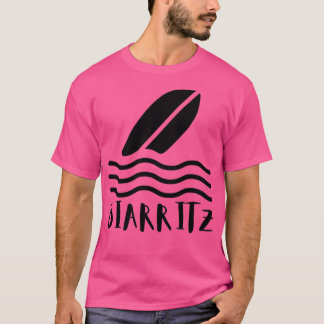 T-shirt plage de surf de biarritz franceT 1