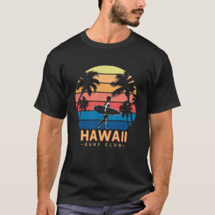 T-shirt Plage de surf vintage Retro Surfing Vacances été