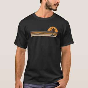 T-shirt Plage De Vacances D'Été Avec Palmier