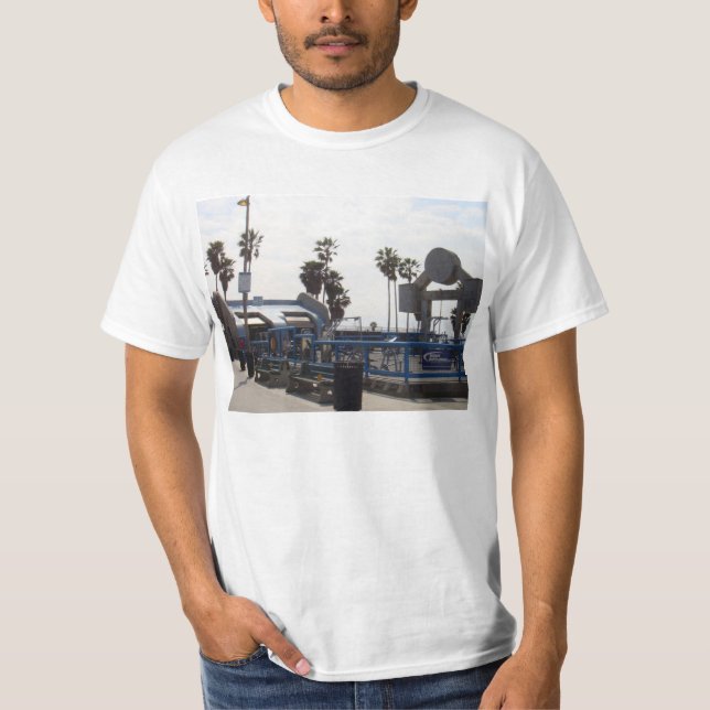T-shirt Plage de Venise, la Californie (Devant)