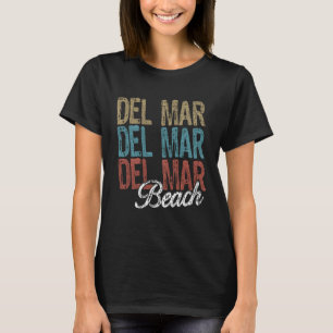 T-shirt PLAGE DEL MAR PLAGE Palme à trois tons